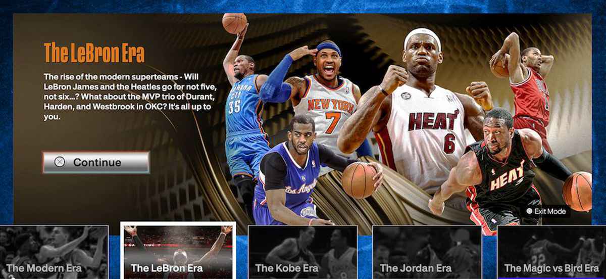 NBA 2K24 MyNBA brings LeBron Era to the Court
