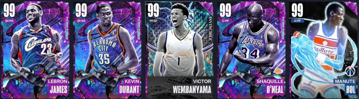 The Best Team You Can Create in NBA 2K23 MyTEAM starting lineup