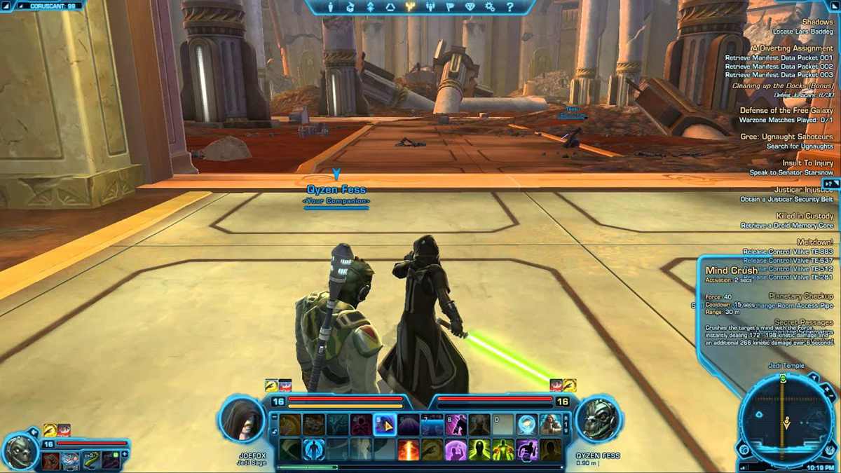 star wars the old republic pvp welche klasse höchsten dmg und unsterblich